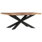 vidaXL Tavolo da Pranzo 180x90x76 cm in Legno Massello di Sheesham vidaXL Tavolo da Pranzo 180x90x76 cm in Legno Massello di Sheesham