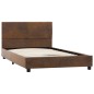 vidaXL Giroletto Marrone in Similpelle Scamosciata 100x200 cm vidaXL Giroletto Marrone in Similpelle Scamosciata 100x200 cm