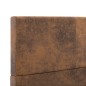 vidaXL Giroletto Marrone in Similpelle Scamosciata 100x200 cm vidaXL Giroletto Marrone in Similpelle Scamosciata 100x200 cm