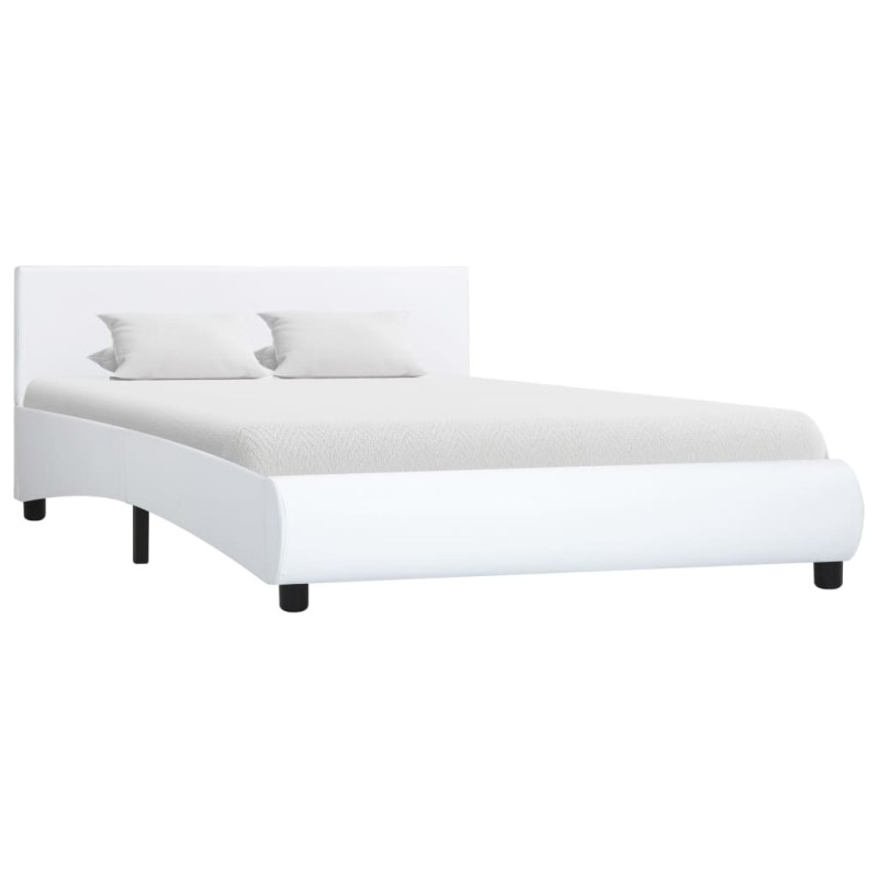 vidaXL Giroletto Bianco in Similpelle 140x200 cm vidaXL Giroletto Bianco in Similpelle 140x200 cm
