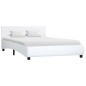 vidaXL Giroletto Bianco in Similpelle 140x200 cm vidaXL Giroletto Bianco in Similpelle 140x200 cm