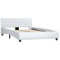 vidaXL Giroletto Bianco in Similpelle 140x200 cm vidaXL Giroletto Bianco in Similpelle 140x200 cm
