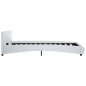 vidaXL Giroletto Bianco in Similpelle 140x200 cm vidaXL Giroletto Bianco in Similpelle 140x200 cm