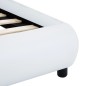 vidaXL Giroletto Bianco in Similpelle 140x200 cm vidaXL Giroletto Bianco in Similpelle 140x200 cm