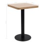 vidaXL Tavolo da Bistrot Marrone Chiaro 50x50 cm in MDF vidaXL Tavolo da Bistrot Marrone Chiaro 50x50 cm in MDF