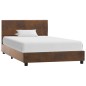 vidaXL Giroletto Marrone in Similpelle Scamosciata 90x200 cm vidaXL Giroletto Marrone in Similpelle Scamosciata 90x200 cm