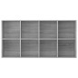 Libreria/Credenza Grigio Sonoma 66x30x130 cm Legno Multistrato Libreria/Credenza Grigio Sonoma 66x30x130 cm Legno Multistrato
