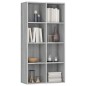 Libreria/Credenza Grigio Sonoma 66x30x130 cm Legno Multistrato Libreria/Credenza Grigio Sonoma 66x30x130 cm Legno Multistrato
