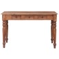 vidaXL Scrivania con Cassetti 117x57x75 cm in Legno Massello di Mogano