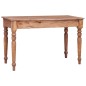vidaXL Scrivania con Cassetti 117x57x75 cm in Legno Massello di Mogano