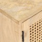 vidaXL Mobile Porta TV 140x30x40 cm in Legno di Mango e Canna Naturale vidaXL Mobile Porta TV 140x30x40 cm in Legno di Mango e Canna Naturale