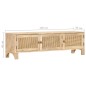 vidaXL Mobile Porta TV 140x30x40 cm in Legno di Mango e Canna Naturale vidaXL Mobile Porta TV 140x30x40 cm in Legno di Mango e Canna Naturale