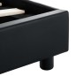 vidaXL Giroletto con LED Nero in Similpelle 160x200 cm