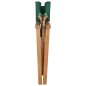 vidaXL Sedia da Regista in Legno Massello di Teak Verde vidaXL Sedia da Regista in Legno Massello di Teak Verde