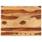 vidaXL Piano Tavolo in Legno Massello di Sheesham 25-27 mm 60x80 cm
