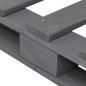 vidaXL Giroletto in Pallet Grigio Legno Massello di Pino 100x200 cm vidaXL Giroletto in Pallet Grigio Legno Massello di Pino 100x200 cm