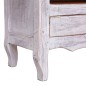 vidaXL Mobile Porta TV 120x30x40 cm Bianco Legno Massello di Recupero vidaXL Mobile Porta TV 120x30x40 cm Bianco Legno Massello di Recupero