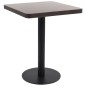 vidaXL Tavolo da Bistrot Marrone Scuro 60x60 cm in MDF vidaXL Tavolo da Bistrot Marrone Scuro 60x60 cm in MDF