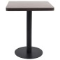 vidaXL Tavolo da Bistrot Marrone Scuro 60x60 cm in MDF vidaXL Tavolo da Bistrot Marrone Scuro 60x60 cm in MDF