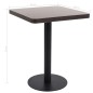 vidaXL Tavolo da Bistrot Marrone Scuro 60x60 cm in MDF vidaXL Tavolo da Bistrot Marrone Scuro 60x60 cm in MDF