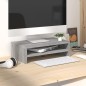 Supporto per Monitor Grigio Sonoma 42x24x13cm Legno Multistrato Supporto per Monitor Grigio Sonoma 42x24x13cm Legno Multistrato
