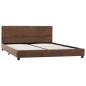 vidaXL Giroletto Marrone in Similpelle Scamosciata 120x200 cm