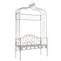vidaXL Panchina da Giardino 122 cm in Ferro Marrone Anticato vidaXL Panchina da Giardino 122 cm in Ferro Marrone Anticato
