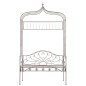 vidaXL Panchina da Giardino 122 cm in Ferro Marrone Anticato vidaXL Panchina da Giardino 122 cm in Ferro Marrone Anticato