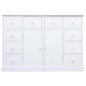 vidaXL Credenza con 10 Cassetti Bianca 113x30x79 cm in Legno vidaXL Credenza con 10 Cassetti Bianca 113x30x79 cm in Legno