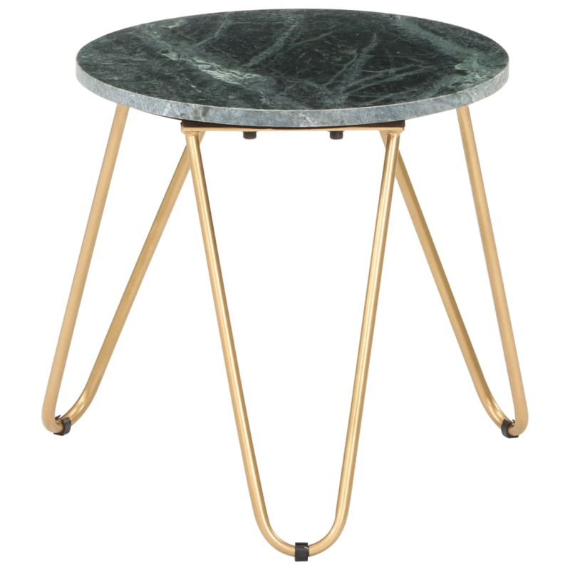 vidaXL Tavolino da Caffè Verde 40x40x40 cm Pietra Vera Testura Marmo vidaXL Tavolino da Caffè Verde 40x40x40 cm Pietra Vera Testura Marmo