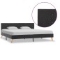 vidaXL Giroletto Grigio Scuro in Tessuto 180x200 cm vidaXL Giroletto Grigio Scuro in Tessuto 180x200 cm
