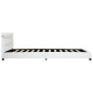 vidaXL Giroletto con LED Bianco in Similpelle 140x200 cm vidaXL Giroletto con LED Bianco in Similpelle 140x200 cm