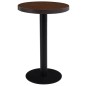 vidaXL Tavolo da Bistrot Marrone Scuro 50 cm in MDF vidaXL Tavolo da Bistrot Marrone Scuro 50 cm in MDF