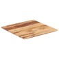 vidaXL Piano Tavolo in Legno Massello di Sheesham 25-27 mm 70x70 cm vidaXL Piano Tavolo in Legno Massello di Sheesham 25-27 mm 70x70 cm