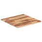 vidaXL Piano Tavolo in Legno Massello di Sheesham 25-27 mm 70x70 cm vidaXL Piano Tavolo in Legno Massello di Sheesham 25-27 mm 70x70 cm