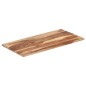 vidaXL Piano Tavolo in Legno Massello di Sheesham 25-27 mm 60x100 cm vidaXL Piano Tavolo in Legno Massello di Sheesham 25-27 mm 60x100 cm