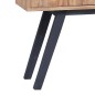 vidaXL Madia 140x30x75 cm in Legno Massello di Teak