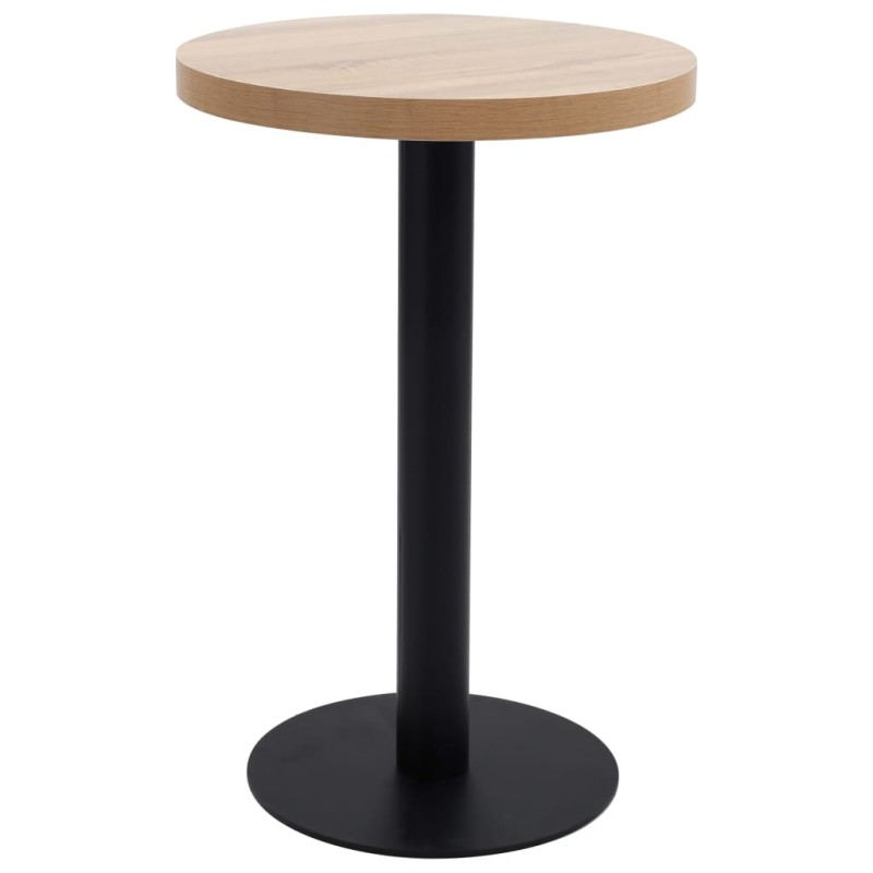 vidaXL Tavolo da Bistrot Marrone Chiaro 50 cm in MDF vidaXL Tavolo da Bistrot Marrone Chiaro 50 cm in MDF