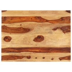 vidaXL Piano Tavolo in Legno Massello di Acacia 25-27 mm 60x90 cm
