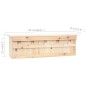 vidaXL Casetta per Passeri con 5 Camere 68x15x21 cm Legno di Abete vidaXL Casetta per Passeri con 5 Camere 68x15x21 cm Legno di Abete