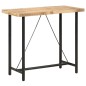 vidaXL Tavolo da Bar 120x58x107 cm in Legno Ruvido di Mango vidaXL Tavolo da Bar 120x58x107 cm in Legno Ruvido di Mango