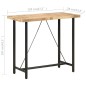vidaXL Tavolo da Bar 120x58x107 cm in Legno Ruvido di Mango vidaXL Tavolo da Bar 120x58x107 cm in Legno Ruvido di Mango