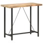 vidaXL Tavolo da Bar 120x58x107 cm in Legno Ruvido di Mango vidaXL Tavolo da Bar 120x58x107 cm in Legno Ruvido di Mango