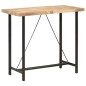 vidaXL Tavolo da Bar 120x58x107 cm in Legno Ruvido di Mango vidaXL Tavolo da Bar 120x58x107 cm in Legno Ruvido di Mango
