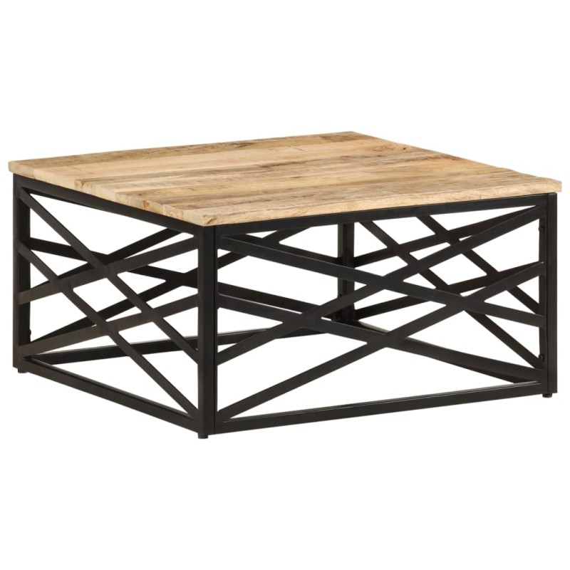 vidaXL Tavolino da Caffè 68x68x35 cm in Legno Massello di Mango vidaXL Tavolino da Caffè 68x68x35 cm in Legno Massello di Mango