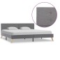 vidaXL Giroletto Grigio Chiaro in Tessuto 180x200 cm vidaXL Giroletto Grigio Chiaro in Tessuto 180x200 cm