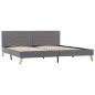 vidaXL Giroletto Grigio Chiaro in Tessuto 180x200 cm vidaXL Giroletto Grigio Chiaro in Tessuto 180x200 cm