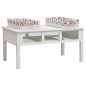 vidaXL Tavolino da Caffè Bianco 99,5x60x48 cm in Legno vidaXL Tavolino da Caffè Bianco 99,5x60x48 cm in Legno