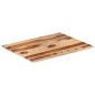 vidaXL Piano Tavolo in Legno Massello di Sheesham 15-16 mm 70x90 cm