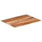 vidaXL Piano Tavolo in Legno Massello di Sheesham 15-16 mm 70x90 cm